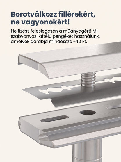 PureOne P15 Prémium Alumínium Borotva
