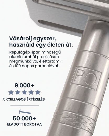 PureOne P15 Prémium Alumínium Borotva