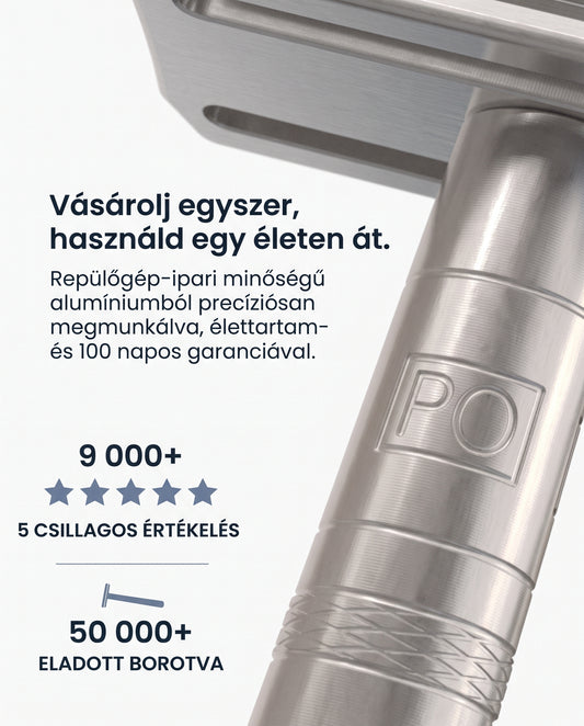 PureOne P15 Prémium Alumínium Borotva